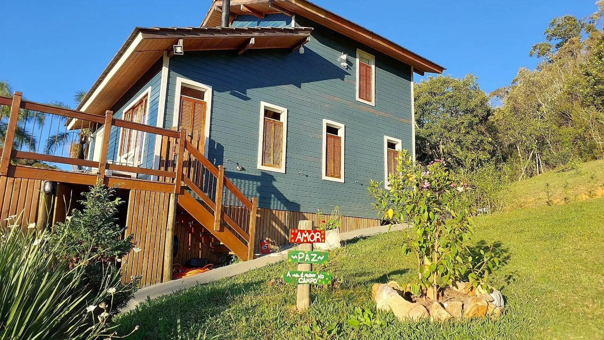 펜션 Cabana Por-Do-Sol - Rancho Queimado/Sc 브라질